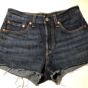 501 High Rise Denim Short